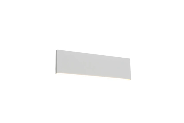 Concha vegglampe 28cm hvit