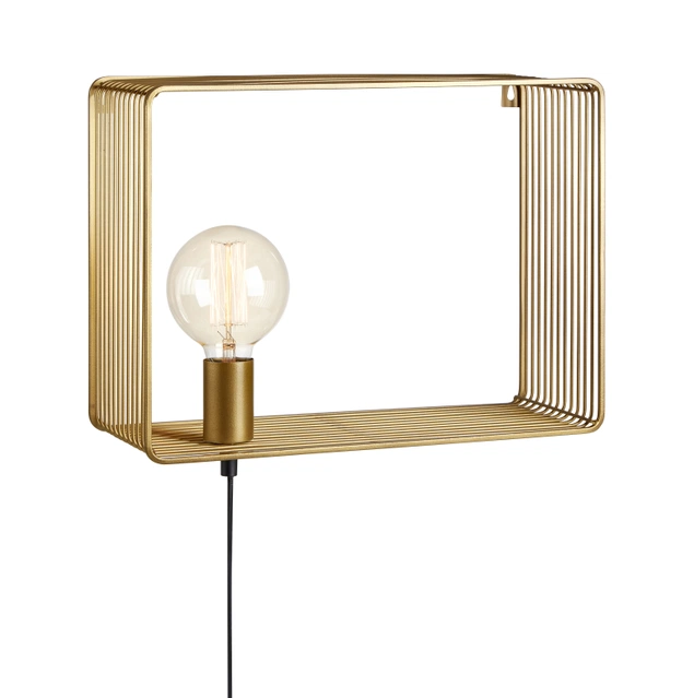 Shelf vegglampe 38cm messing