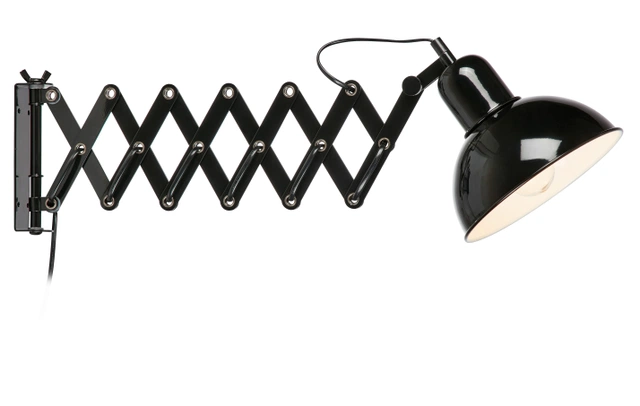 Riggs vegglampe 18,5cm sort