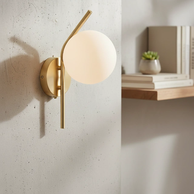 Kea vegglampe 36cm messing