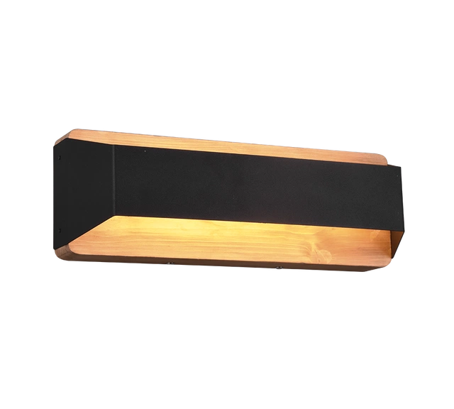 Arino LED vegglampe 35cm sort