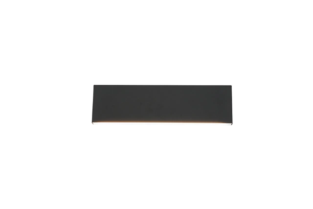 Concha LED vegglampe 28cm grå