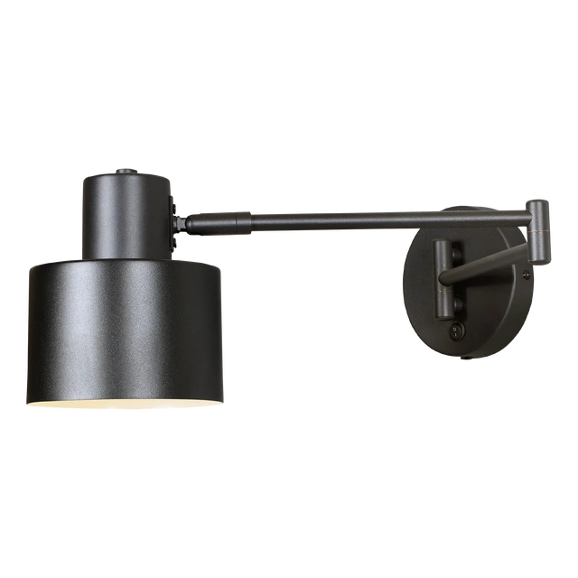 Beros leselampe vegg 16cm sort