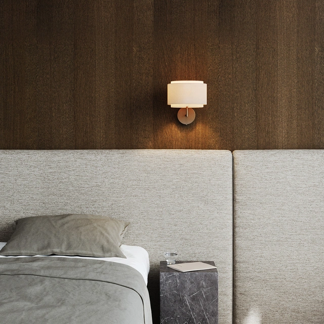 Takai vegglampe 25cm beige