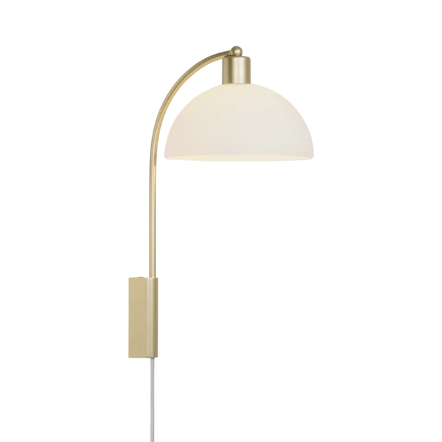 Ellen 20 vegglampe 43cm messing