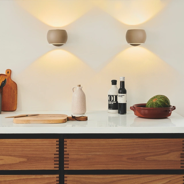Belir vegglampe 11cm brun