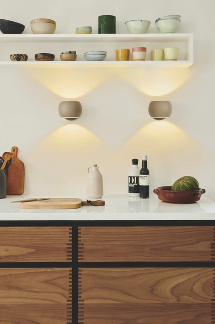 Belir vegglampe 11cm brun