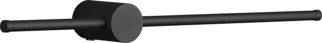 Pole LED vegglampe 60cm sort