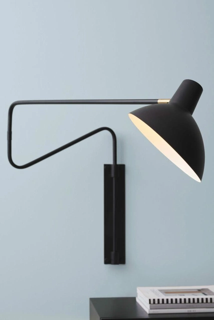Metropole Deluxe Small vegglampe 36cm sort