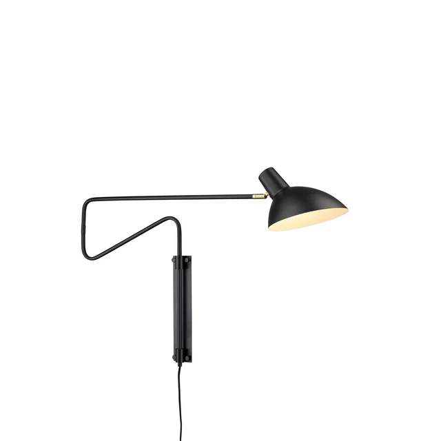 Metropole Deluxe Small vegglampe 36cm sort