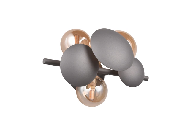 Bubble vegglampe 30cm sort