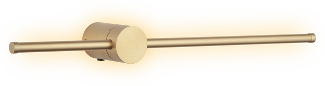 Pole LED vegglampe 60cm gull