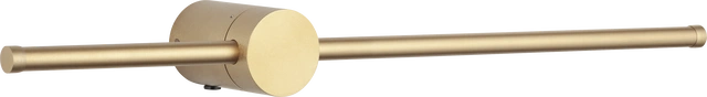 Pole LED vegglampe 60cm gull