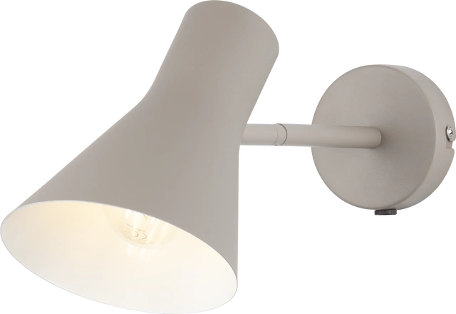 Odense leselampe vegg 18,5cm beige