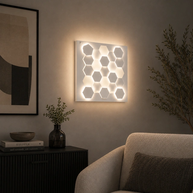 Cifavo LED vegglampe 55cm hvit