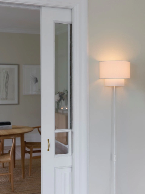 Trysil vegglampe 20cm beige
