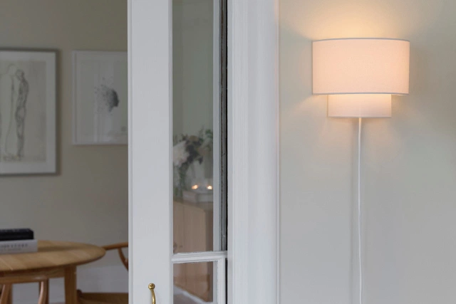 Trysil vegglampe 20cm beige