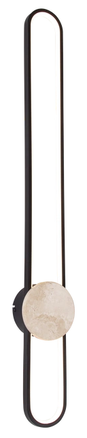Lyon LED vegglampe 90cm sort