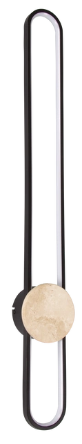 Lyon LED vegglampe 90cm sort