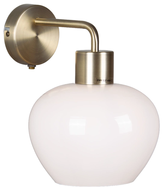 Kelly vegglampe 25cm messing