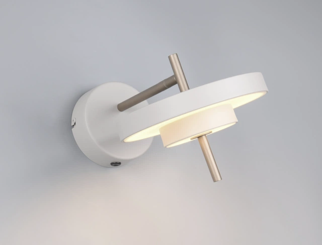 Keaton LED vegglampe 20cm grå