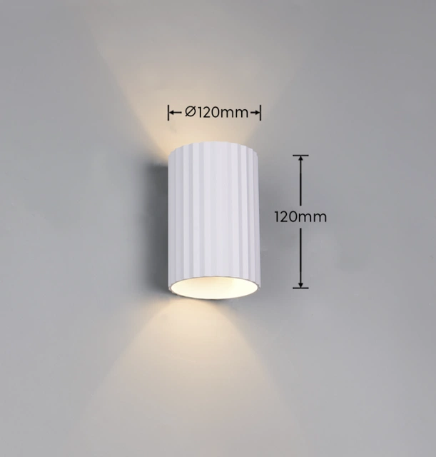 Imaria vegglampe 8cm hvit