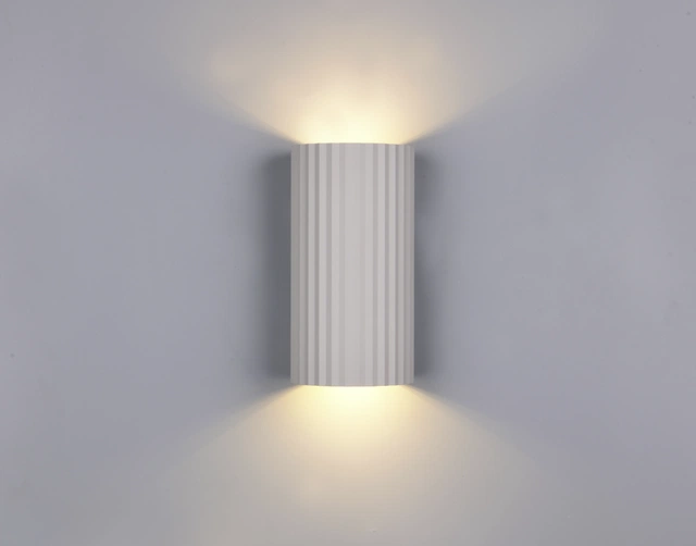 Soka vegglampe 2lys 18cm grå