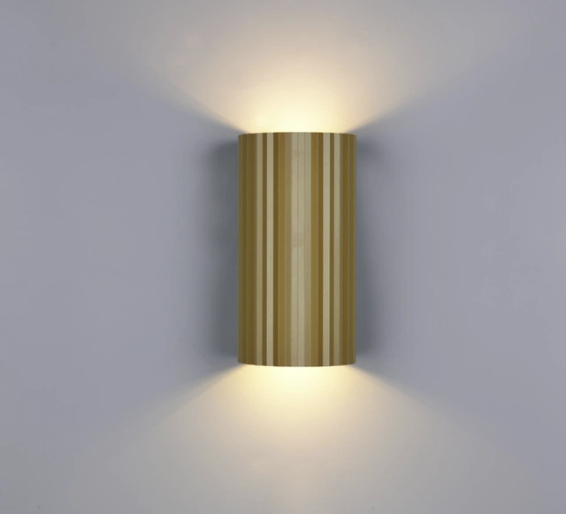 Soka vegglampe 2lys 18cm brun