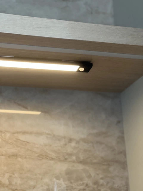 Easy LED oppladbar armatur benkbelysning 40cm sort