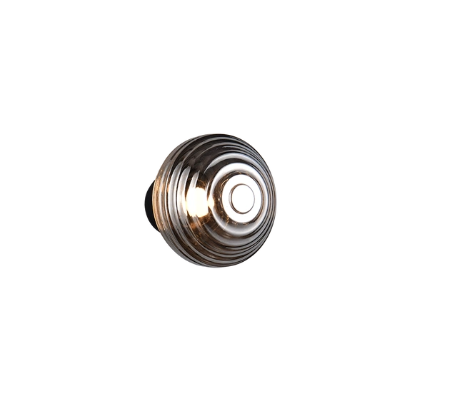 Earl LED oppladbar vegglampe 15,5cm smoke