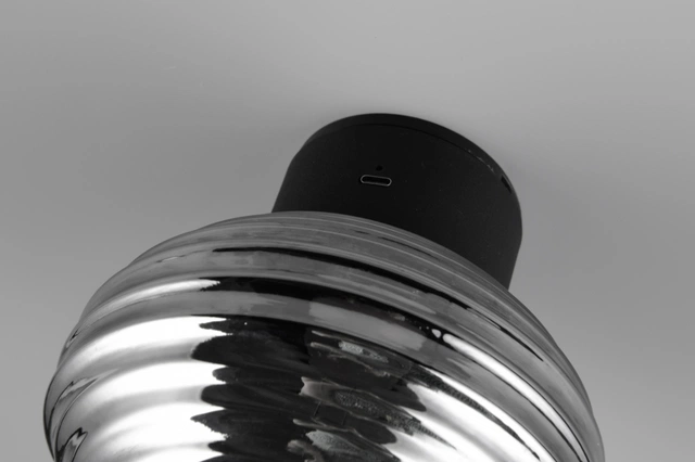 Earl LED oppladbar vegglampe 15,5cm smoke