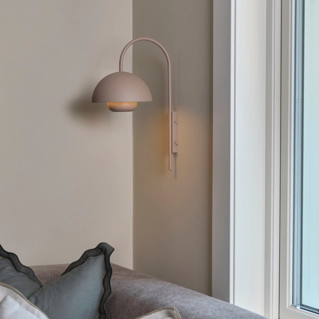 Myla LED oppladbar vegglampe 45cm beige