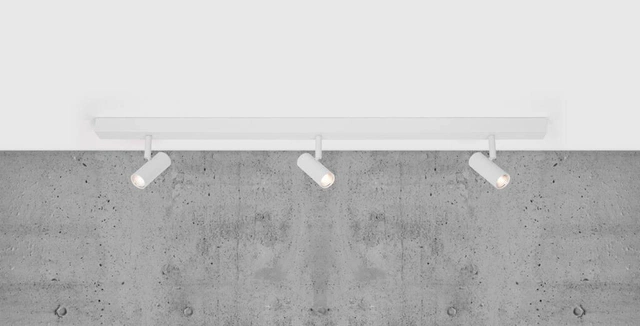 Omari LED skinne 3lys 78cm hvit