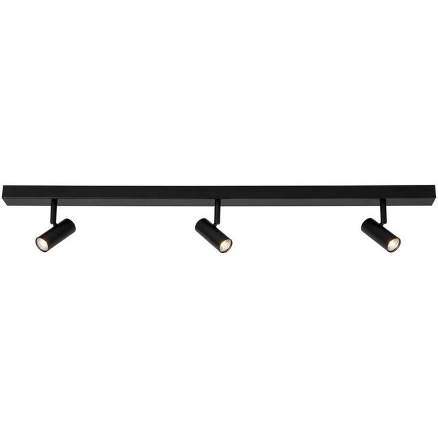 Omari LED skinne 3lys 78cm sort