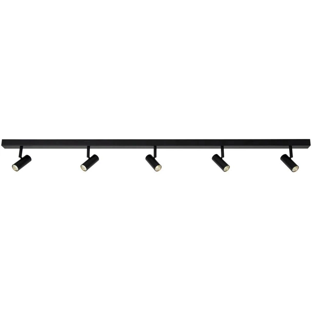 Omari LED skinne 5lys 118,5cm sort