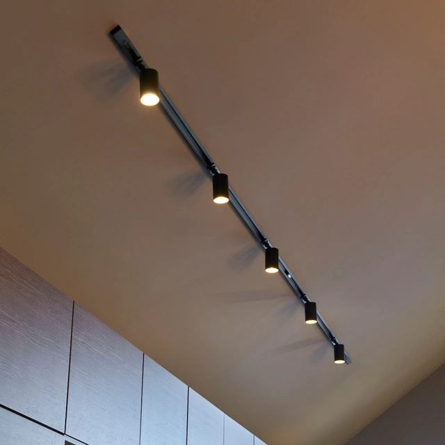 Track Spot skinne 5lys 1,5m sort