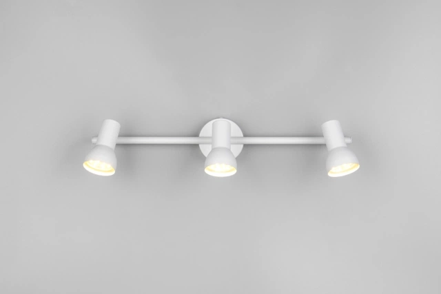 Cantar skinne 3lys 45cm hvit