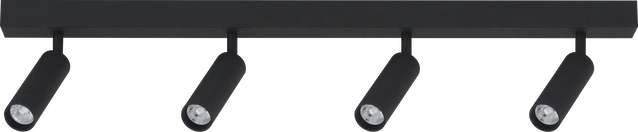 Bino LED skinne 4lys 80cm sort