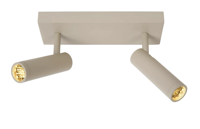 Grado takspot 2lys 25cm beige