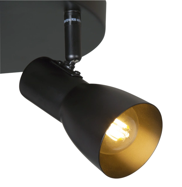 Mikes takspot 3lys 35,5cm sort