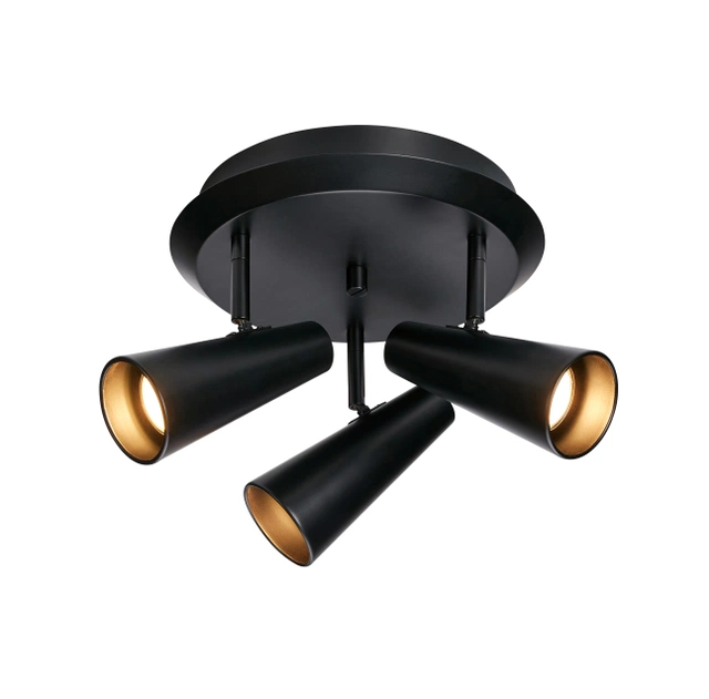 Crest takspot 3lys 36cm sort