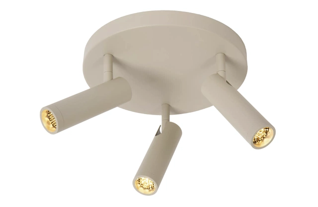 Grado takspot 3lys 25cm beige
