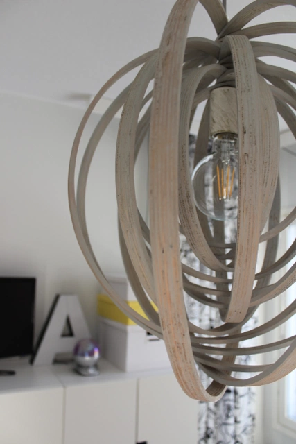 Boolan taklampe 50cm natur