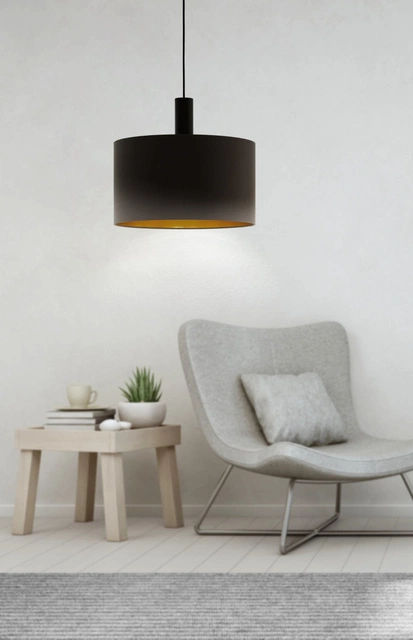 Concessa taklampe 38cm brun