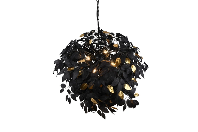Leavy taklampe 70cm sort
