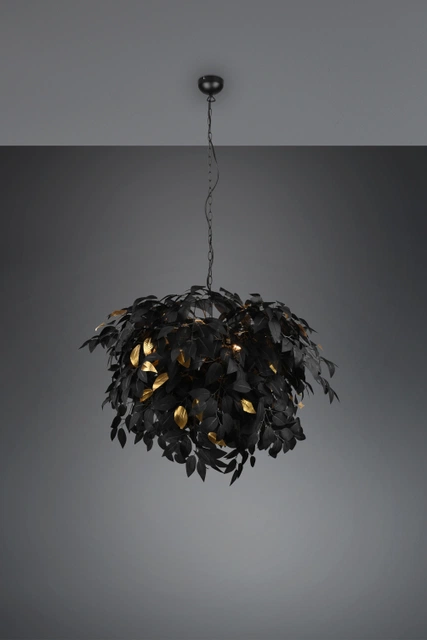 Leavy taklampe 70cm sort