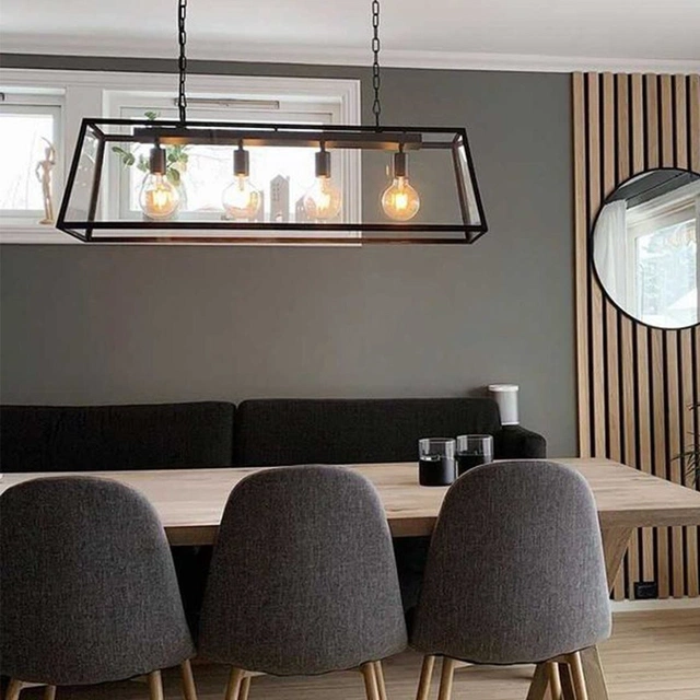 Dovre taklampe 100cm sort