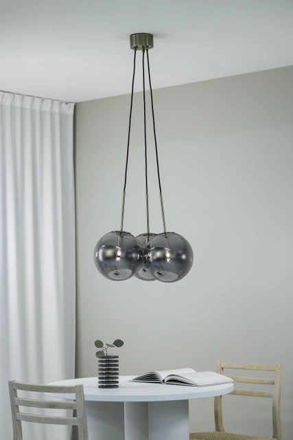 Dione taklampe 54cm smoke
