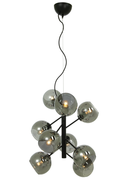 Atom taklampe 9lys smoke