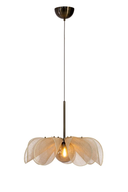 Styrka taklampe 63cm natur